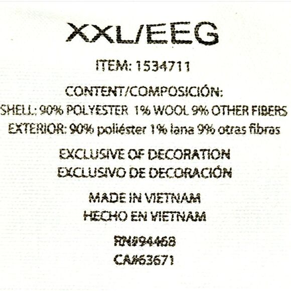 HFX Women's Plus Size Blue & White Plaid SHACKET JACKET XXL - Picture 13 of 16